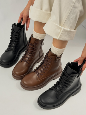 Vintage Genuine Leather Martin Boots