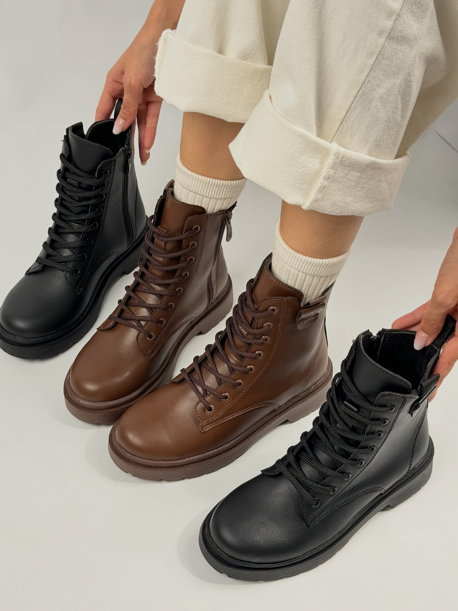 Vintage Genuine Leather Martin Boots