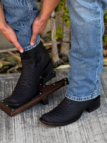Short Python Cowboy Boots