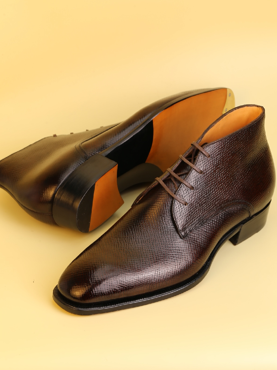 Men's Vintage Leather Lace-up Boots