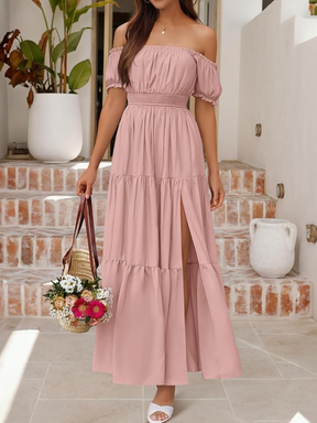 Bohemian Sexy Off-shoulder Dress