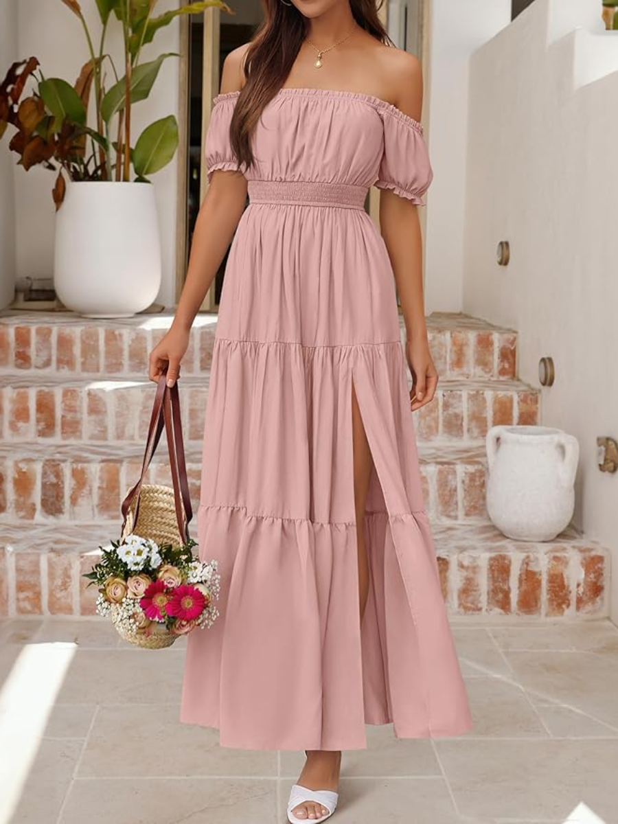 Bohemian Sexy Off-shoulder Dress