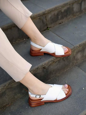 Fashionable and High-end Retro Casual Versatile Sandals
