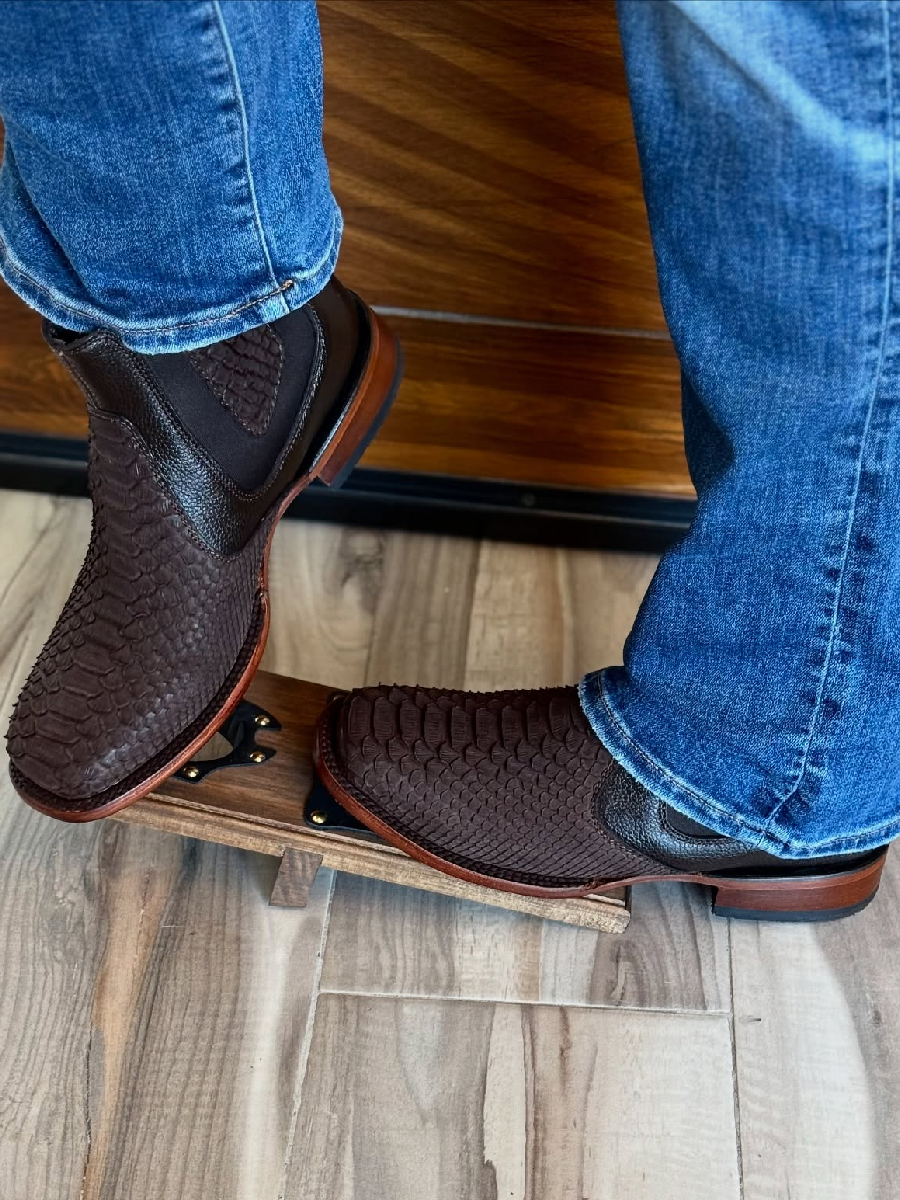 Short Python Cowboy Boots