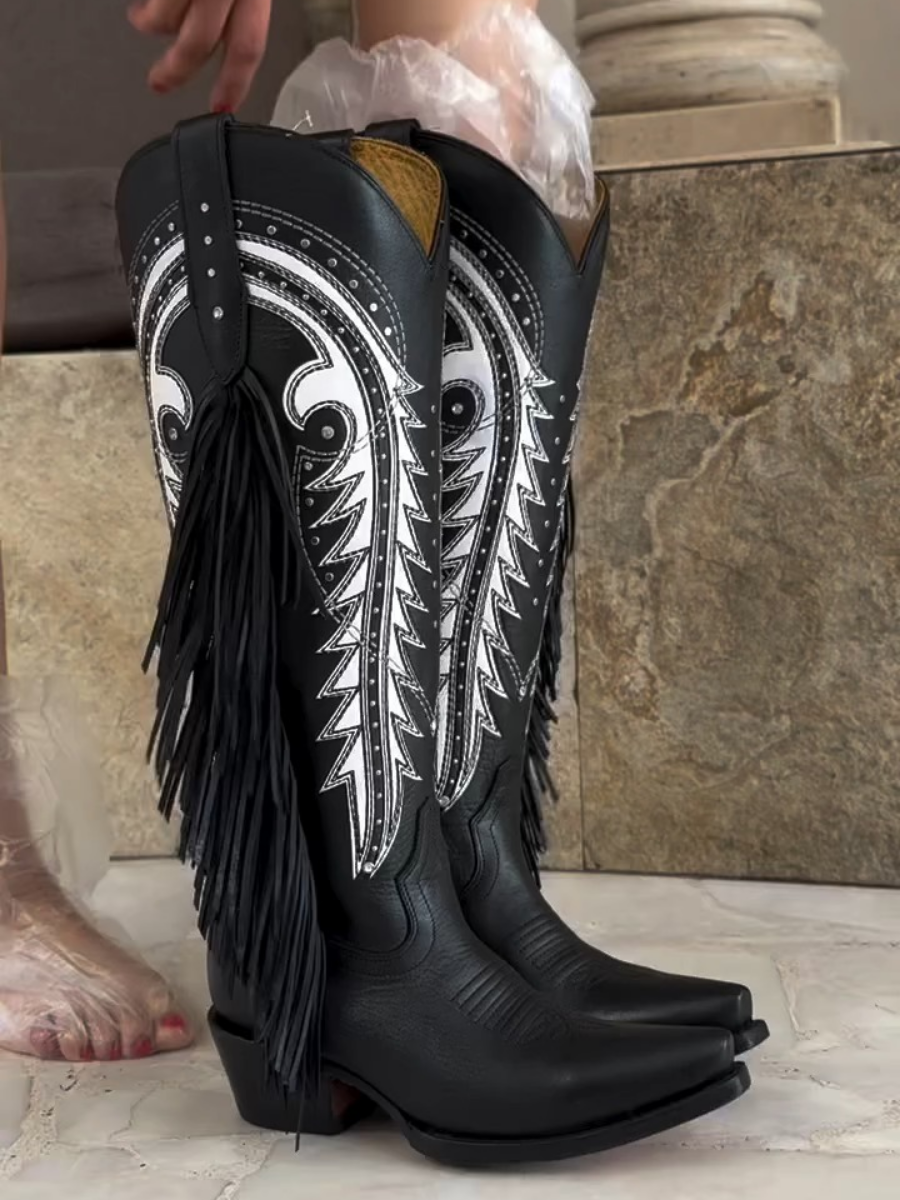 Western Tassel Boots