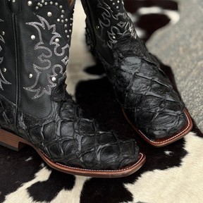Genuine Arapaima Leather Western Boots