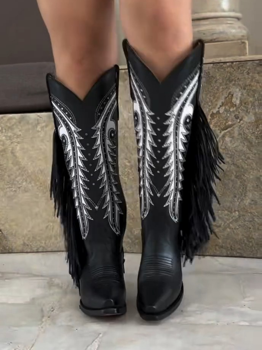 Western Tassel Boots