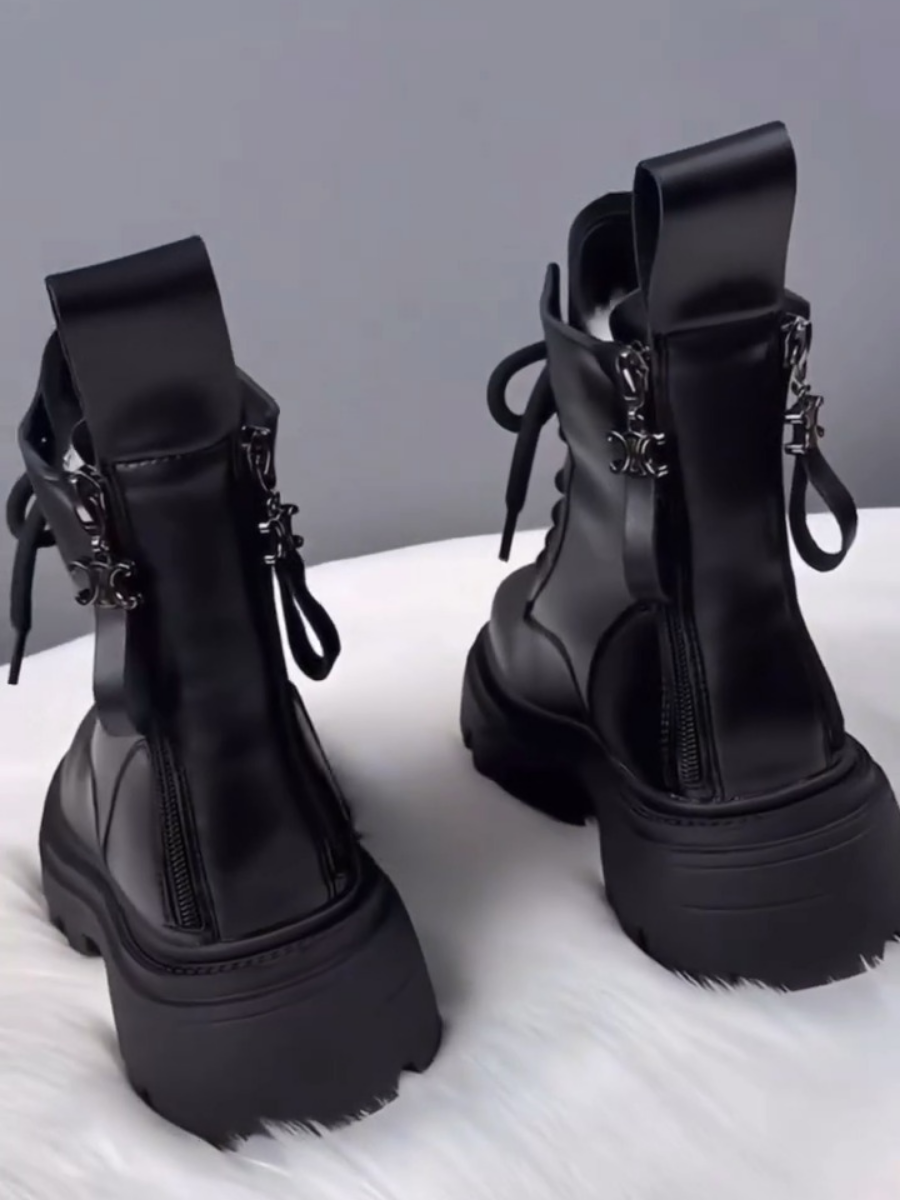 Fleece-lined and Thickened Cold-proof Martin Boots