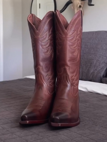 High-top Embroidered Western Cowboy Boots