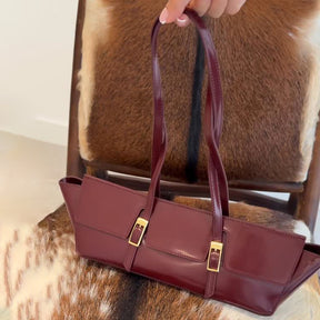 Suede & Leather Large Capacity Handbag Shoulder Bag