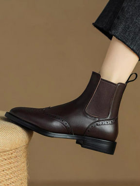 New Round Toe Ankle Boots