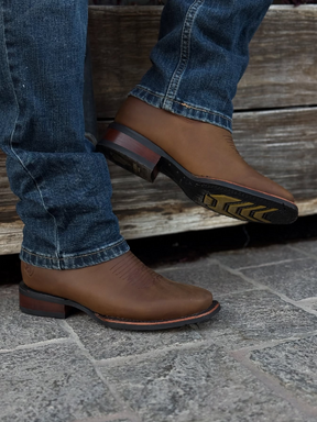 Embroidered Slip-On Chelsea Boots