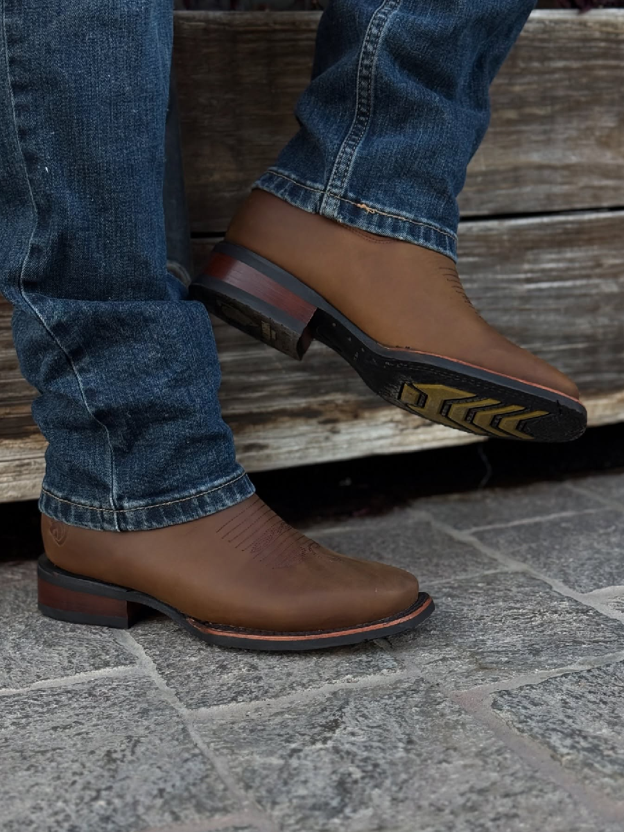 Embroidered Slip-On Chelsea Boots