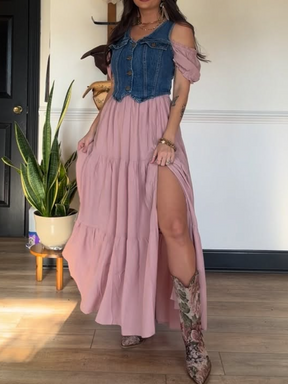 Bohemian Sexy Off-shoulder Dress