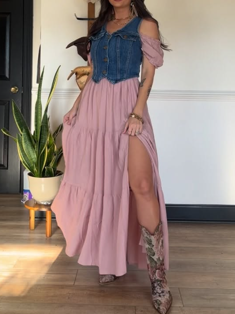 Bohemian Sexy Off-shoulder Dress