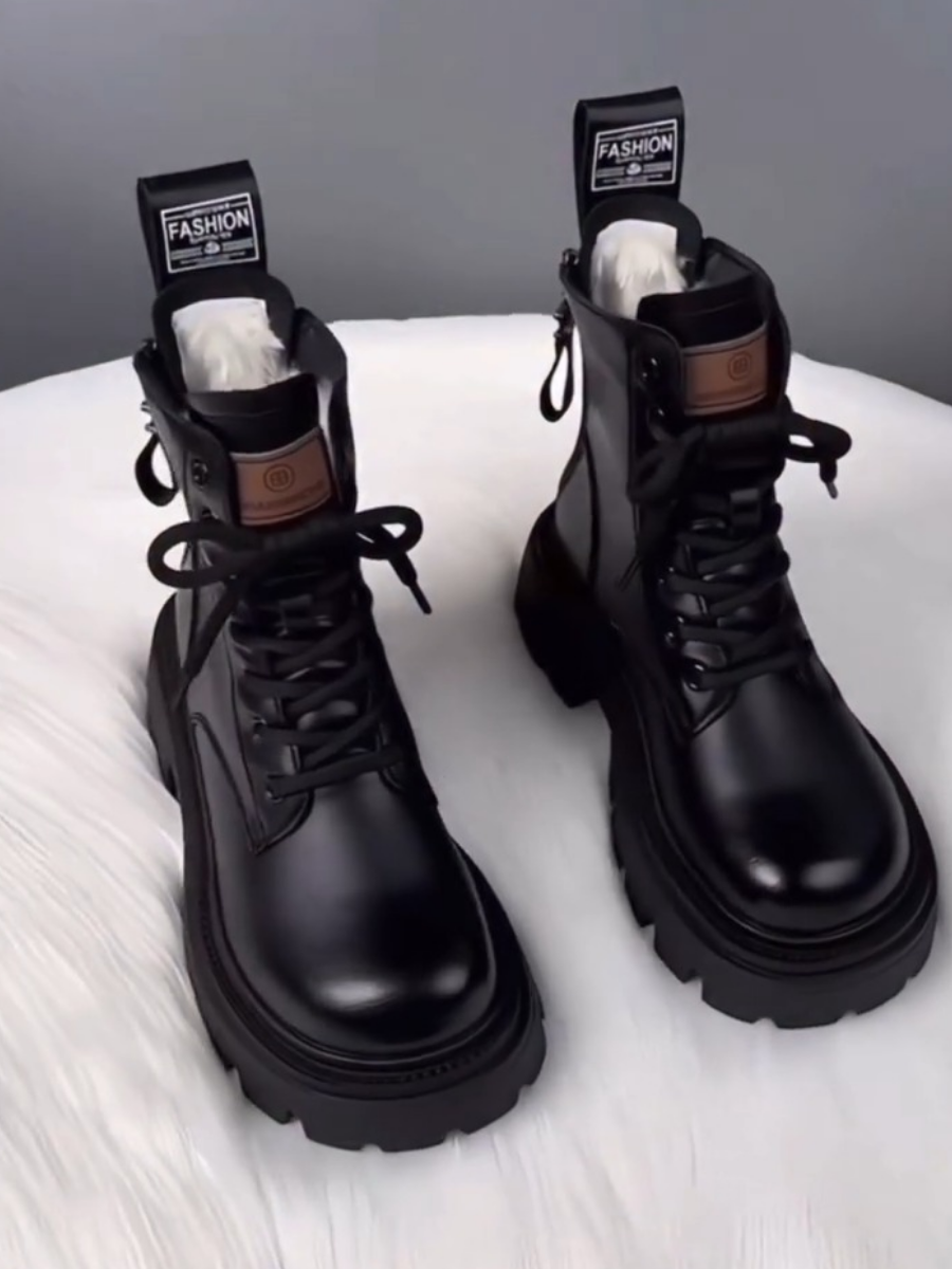 Fleece-lined and Thickened Cold-proof Martin Boots