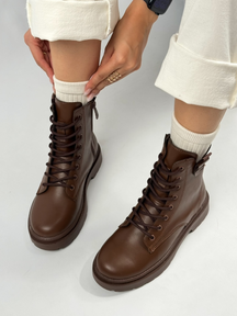 Vintage Genuine Leather Martin Boots