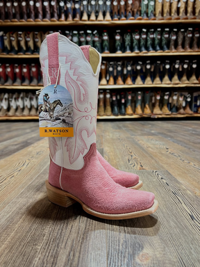 Pink Embroidered Cowboy Boots