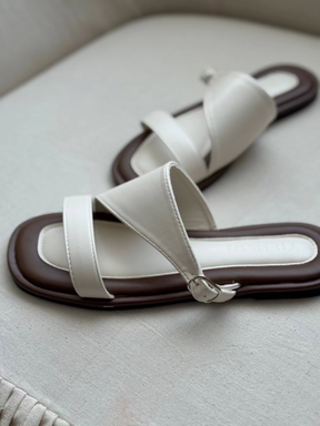 Flat Leather Fashion Sandals