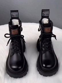 Fleece-lined and Thickened Cold-proof Martin Boots