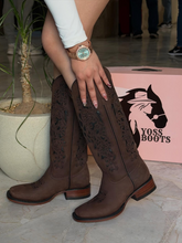 Vintage Hand-embroidered Western Boots