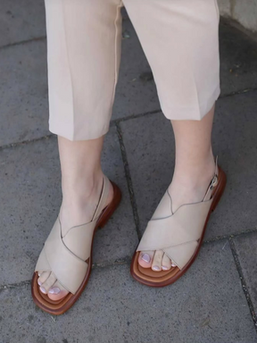 Fashionable and High-end Retro Casual Versatile Sandals
