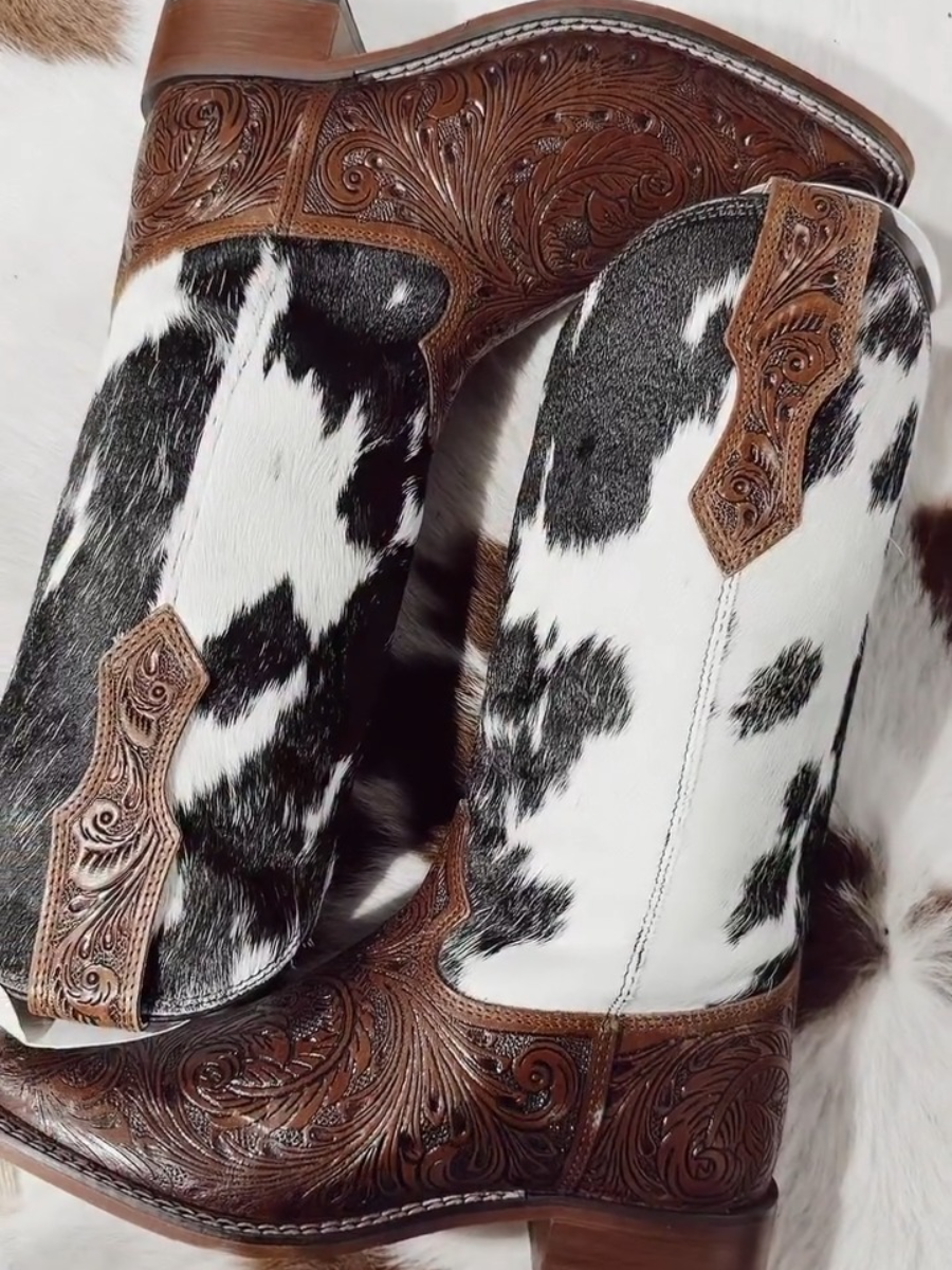 Savanna Cowhide Boots