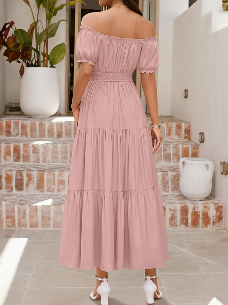 Bohemian Sexy Off-shoulder Dress