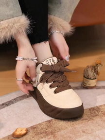 Casual Lace-up Leather Shoes