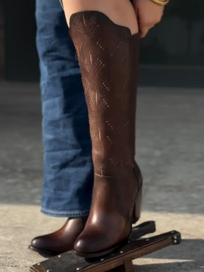 Women's High Cowboy Boots