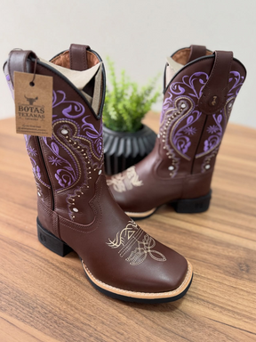 High-top Embroidered Vintage Western Boots