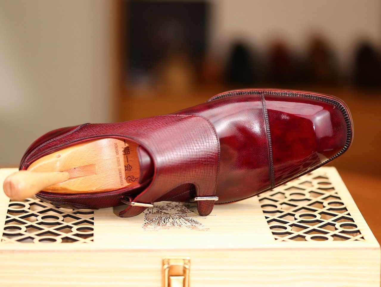 Double Buckle Formal Business Leather Shoes