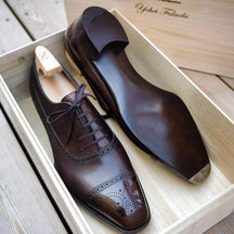 Genuine Leather Gentleman Brogues Men's Shoes