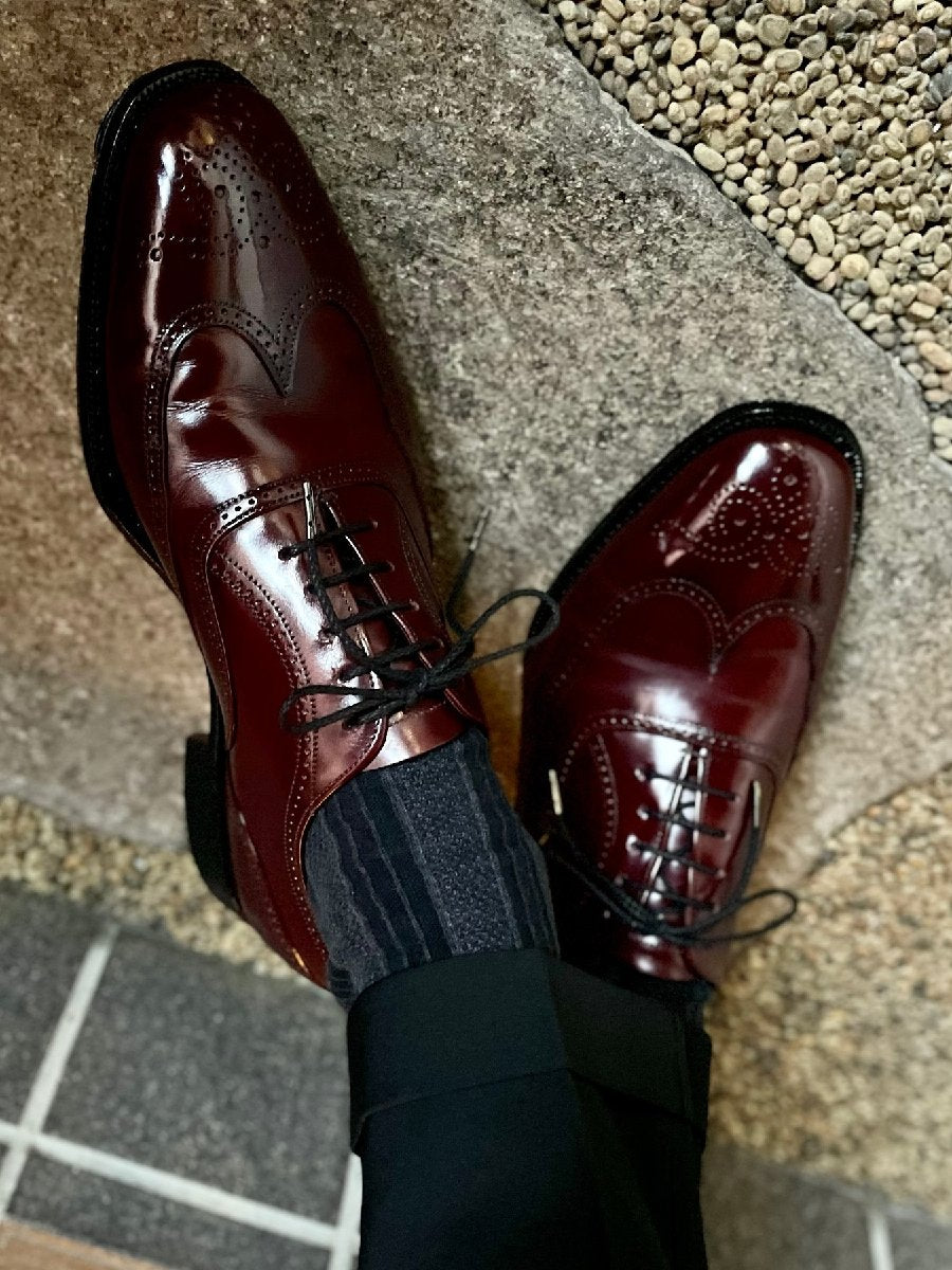 Brogue Carved Men's Leather Business Shoes