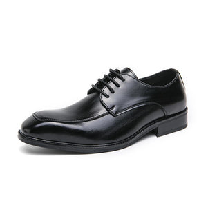 Pointed Toe Handmade Leather Shoes Business Formal Leather Shoes