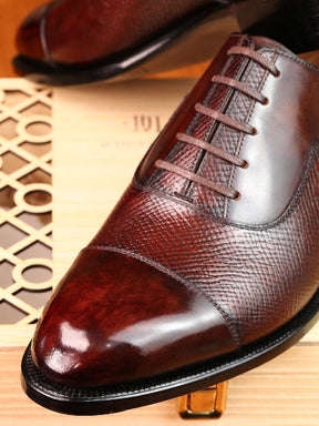 Men's Genuine Leather Business British Style Formal Shoes Oxford Shoes