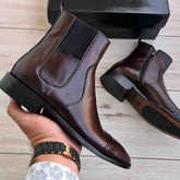 Pointed High Top Casual Chelsea Boots