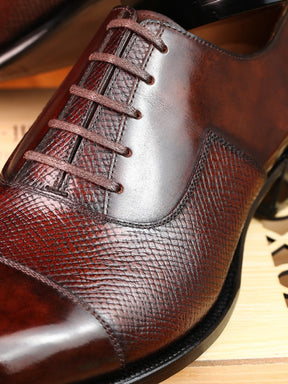 Men's Genuine Leather Business British Style Formal Shoes Oxford Shoes
