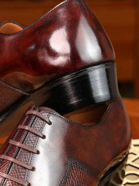 Men's Genuine Leather Business British Style Formal Shoes Oxford Shoes